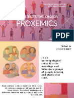 Architectural Design 1 - Lecture 15 - Proxemics