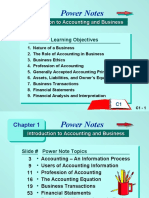 Power Notes: Introduction To Accounting and Business