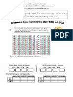 Guía de Trabajo Numeros Hasta El 200