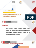 Rol Del Padre de Familia en La Educación A Distancia