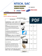 LISTA DE REPUESTOS NOVIEMBRE L