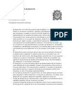 Notas Sobre El Concepto de Desarrollo