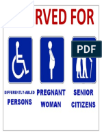 Reserved For PWD