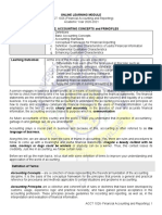 ACCT 1026 Financial Reporting Concepts