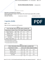 Capacities (Refill) : Shutdown SIS Previous Screen