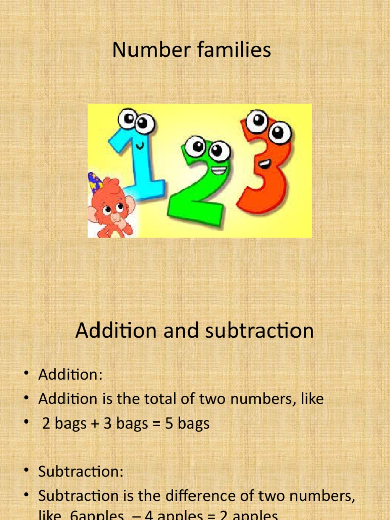 Understanding Number Families and Facts | PDF