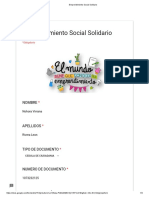 Emprendimiento Social Solidario