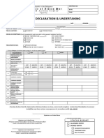 Health Declaration & Undertaking PDF