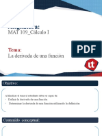 Semana 2 - Derivada de Una Función