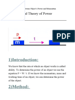 1) Introduction:: The Potential Theory of Power