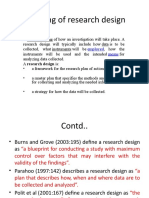 Meaning and Type of Research Design