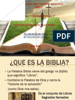 Estudiar la Biblia para conocer a Dios