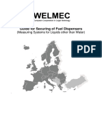 Guide For Securing of Fuel Dispensers: (Measuring Systems For Liquids Other Than Water)