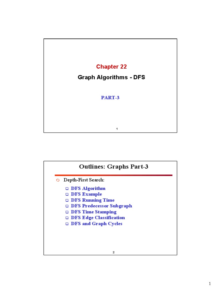 Algo ch22 Graph Dfs Part3 | PDF | Algorithms And Data Structures ...
