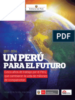 Realidad Nacional Un Peru para El Futuro