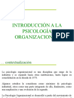 Introduccion A La Psicologia Organizacional