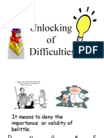 Unlocking OF DIFFICULTIES PCTURES
