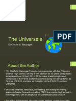 The Universals: DR - Cleofe M. Bacungan
