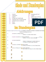 Gegenstande in Der Schule A Stundenplan Arbeitsblatter Bildbeschreibungen Grammatikerklaru - 24790