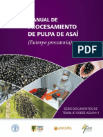 Manual de Procesamiento de Pulpa de Asaí PDF