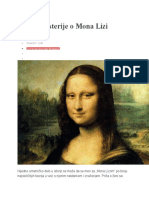 Istine I Misterije o Mona Lizi