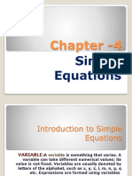 Chapter - 4: Simple Equations