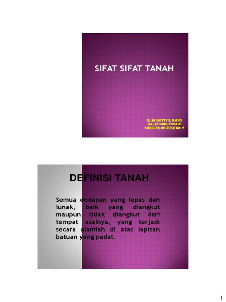 4247c BIMTEK SIFAT2 TANAH PDF | PDF