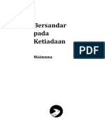 BERSANDAR PADA KETIADAAN (Revisi 2020) ISBN