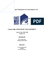 Report On Grameenphone Ltd. - Strategy Management of Grameenphone