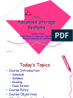 Advanced Storage Systems: Hossein Asadi Department of Computer Engineering Sharif University of Technology