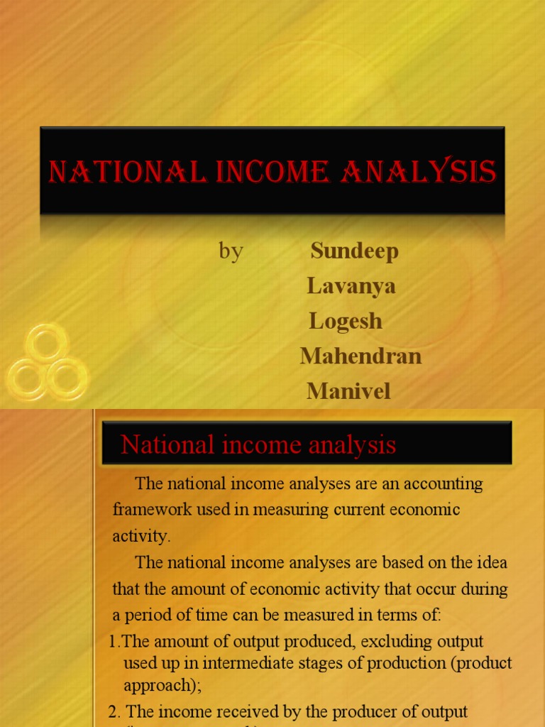 National Income Accounting Overview | PDF | Measures Of National Income ...