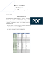 Ejercicio Minitab