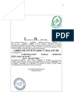 Legalizaciones Del Libro de Inventario y Balances - Libro Diario