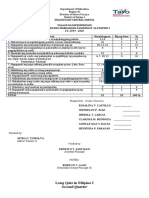 Filipino Q2 Long Quiz