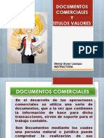 Documentos comerciales y títulos valores