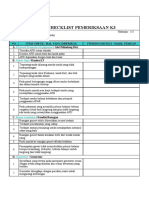Form Checklist Pemeriksaan k3