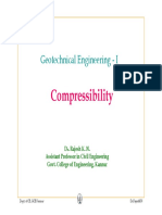 Compressibility: Geotechnical Engineering I Geotechnical Engineering - I
