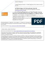 Effects of Drying Parameters On Heat Transfer During Drying