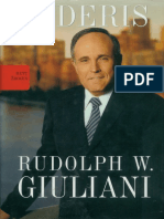 Rudolph W Giuliani Ken Kurson - Lyderis 2006 LT