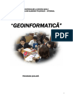 Opțional Geografie Clasa A 6 Geoinformatică