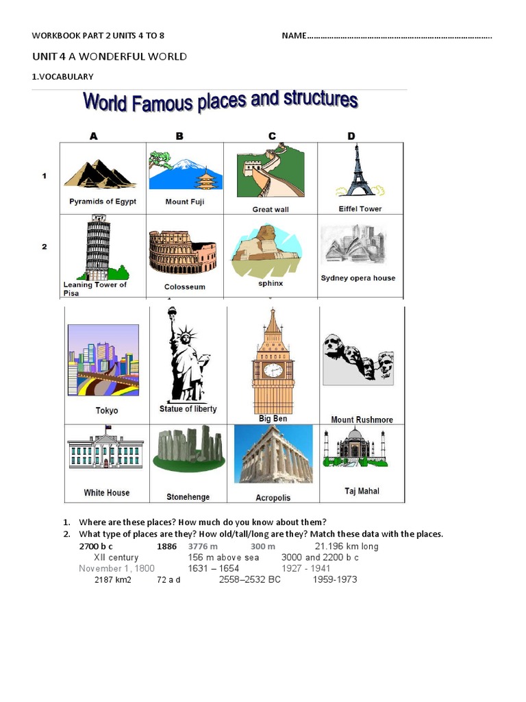 Workbook Part 2 Units 4 To 8 | PDF | Language Mechanics | Linguistics