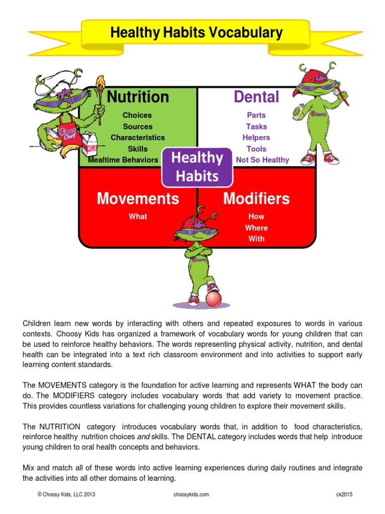 Nutrition: Healthy Habits | PDF | Foods | Behavior