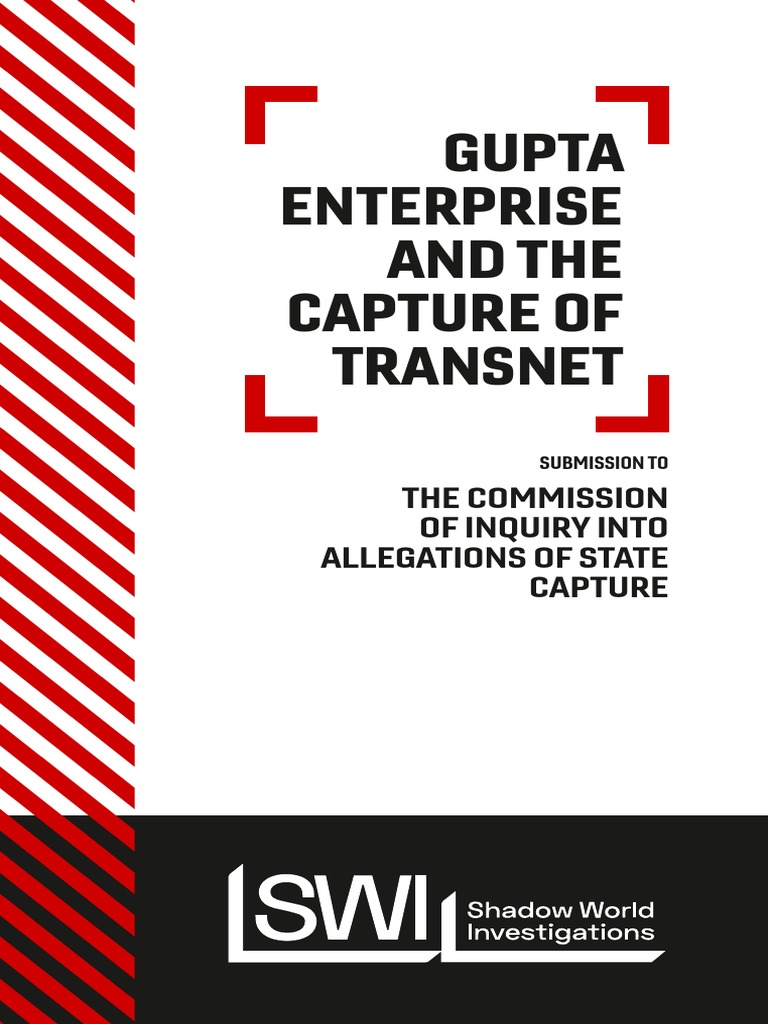 SWI Zondo Submission Gupta Enterprise Transnet | PDF | Hsbc | Corruption