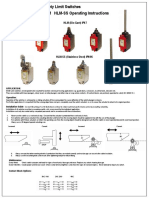 Safety Limit Switches HLM HLM-SS Operating Instructions: HLM (Die-Cast) IP67