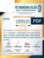 Certificate: Pet Engineering College
