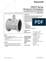EW473 Series Ultrasonic Flowmeters: Volume Measuring Component