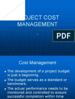 Project Cost Management with Earned Value Analysis