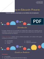 Cyberbullying en Educación Primaria - Factores Explicativos Relacionados Con Los Distintos Roles de Implicación