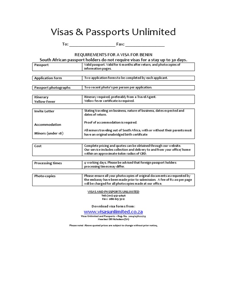 Visas & Passports Unlimited South African Passport Holders Do Not Require Visas For A Stay Up