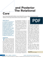 Anterior and Posterior Serape: The Rotational Core